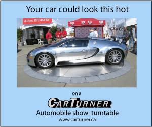 Car Turntable advertisement